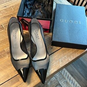 Black Gucci Pumps